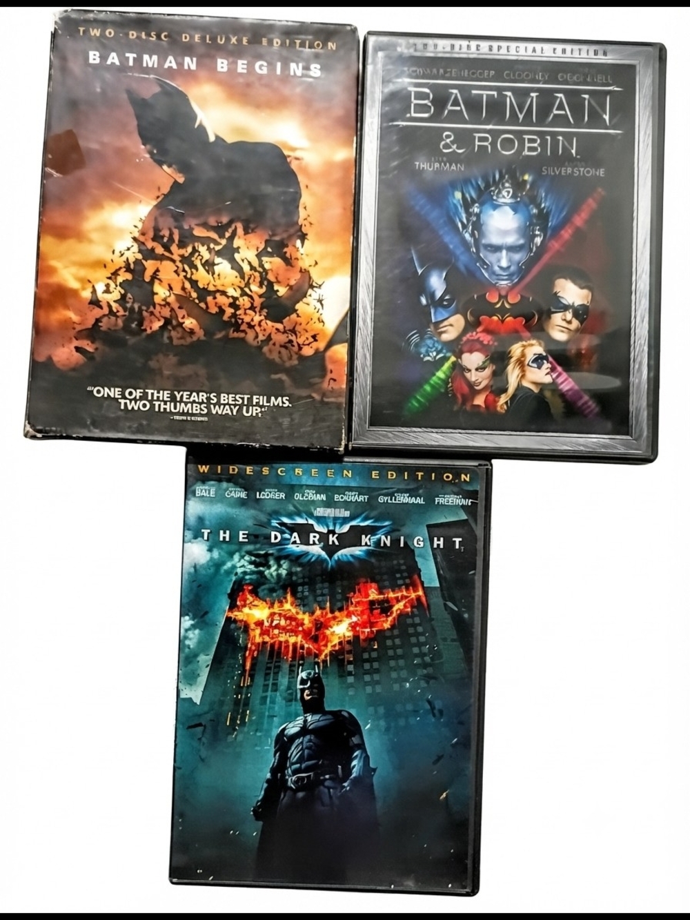 Warner Bros. Batman Trilogy DVD Collection – Black, Orange, Blue
